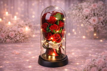 Rose Éternelle Lumineuse Rouge Amorae™