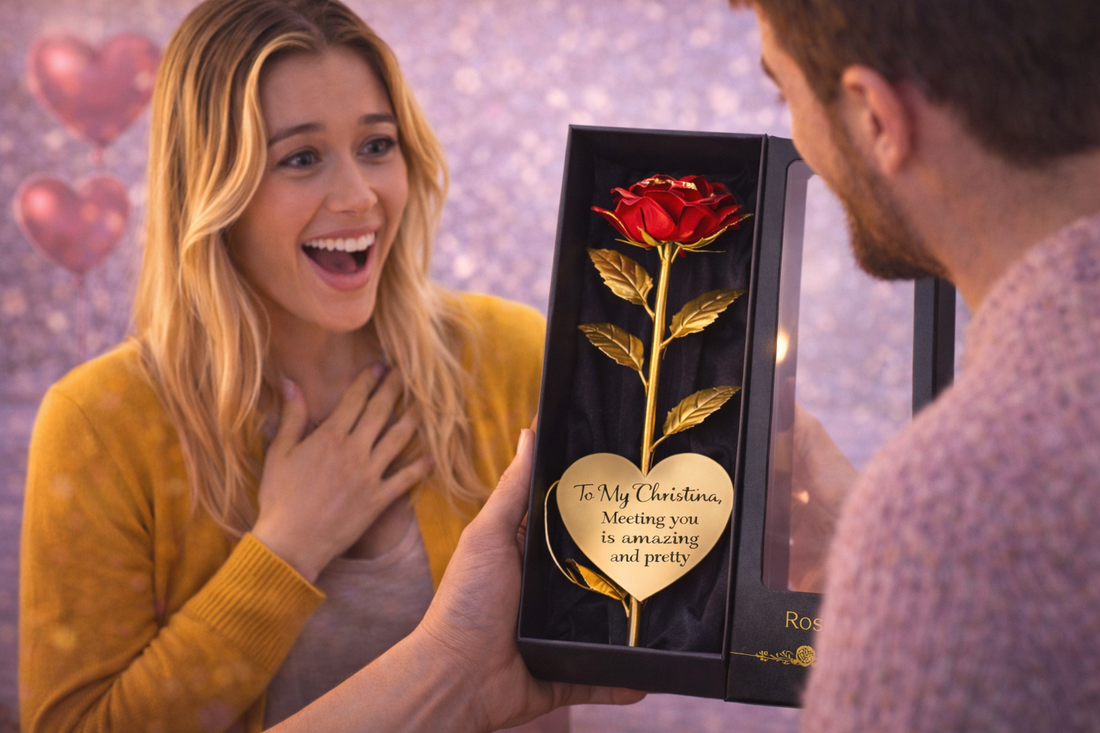 Rose Éternelle Rouge Amorae™ – Un symbole d’amour intemporel